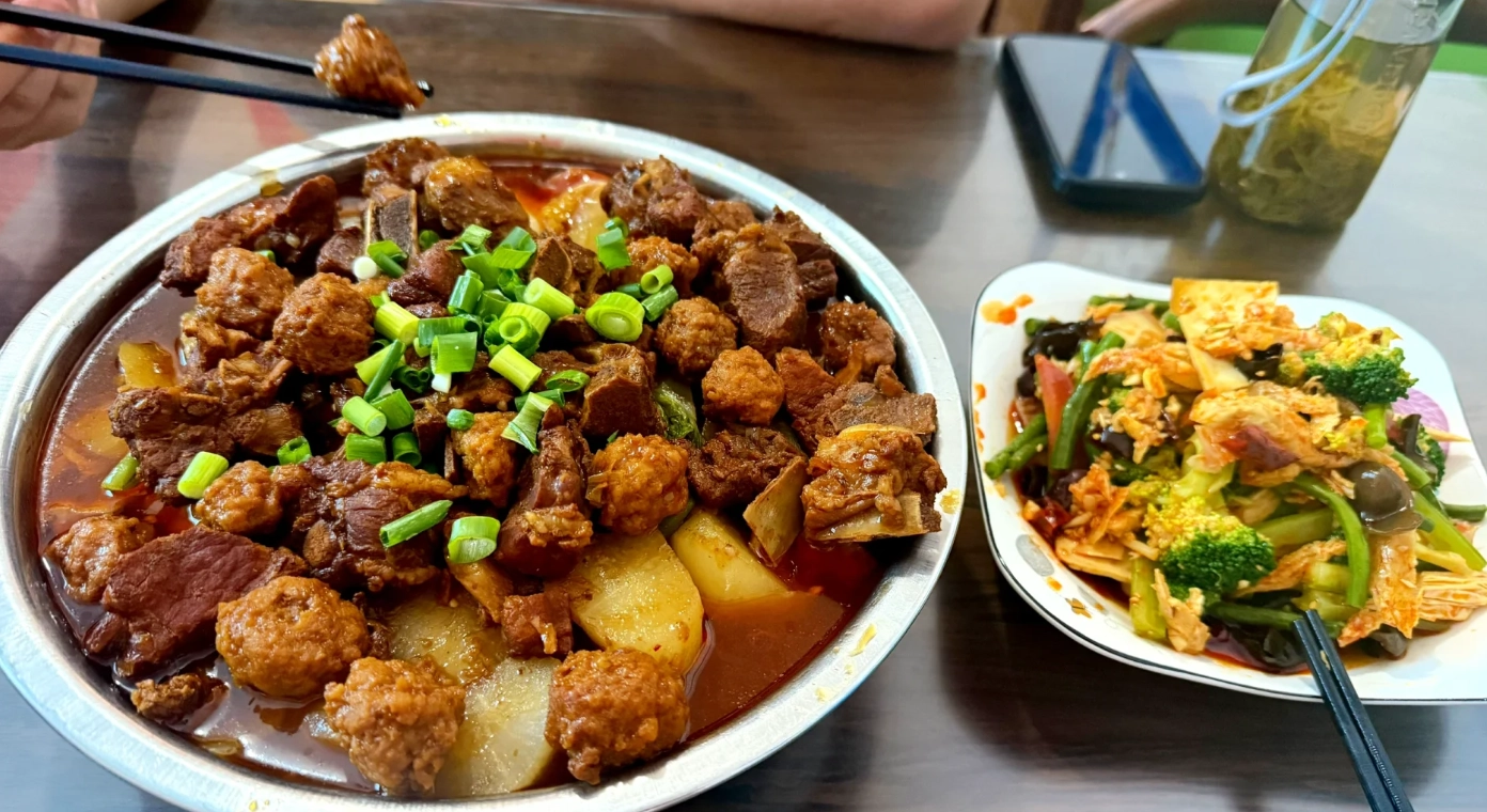 Travel photos of Shangluo: Jinsi Grand Canyon food