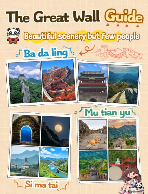 best sections of the Great Wall to hike best sections of the Great Wall to hike