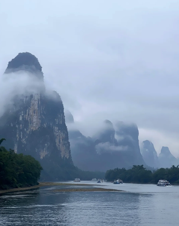Photo of Li River: karst landscape photography