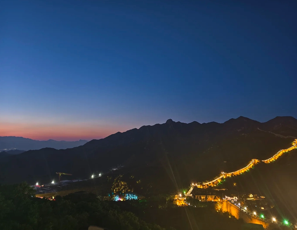 Great Wall at night Great Wall at night