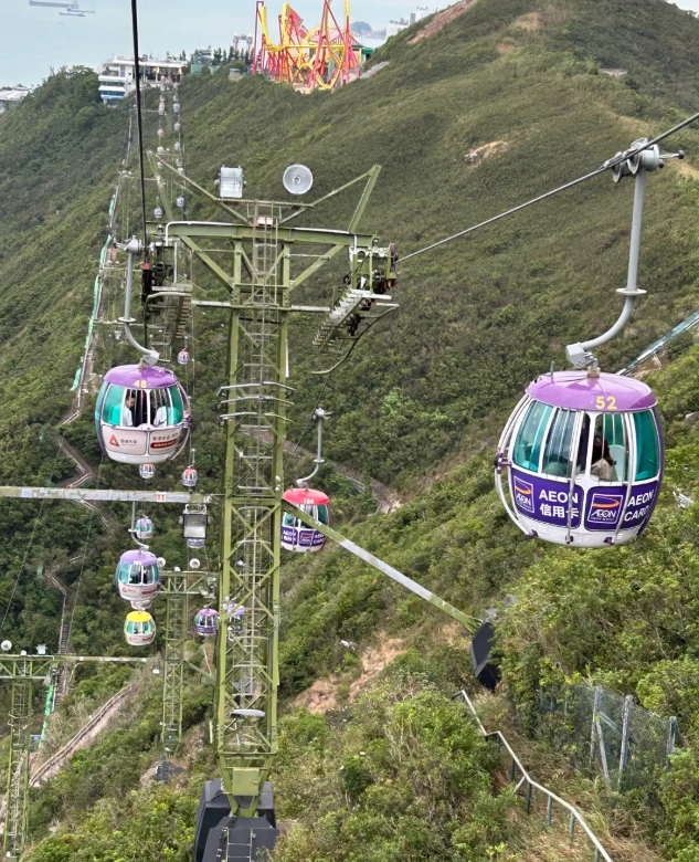Photo of Ocean Park Hong Kong: cable car queue time Ocean Park