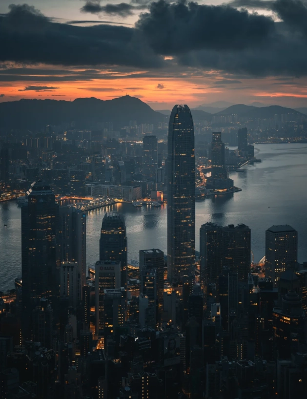 Hong Kong night view Hong Kong night view