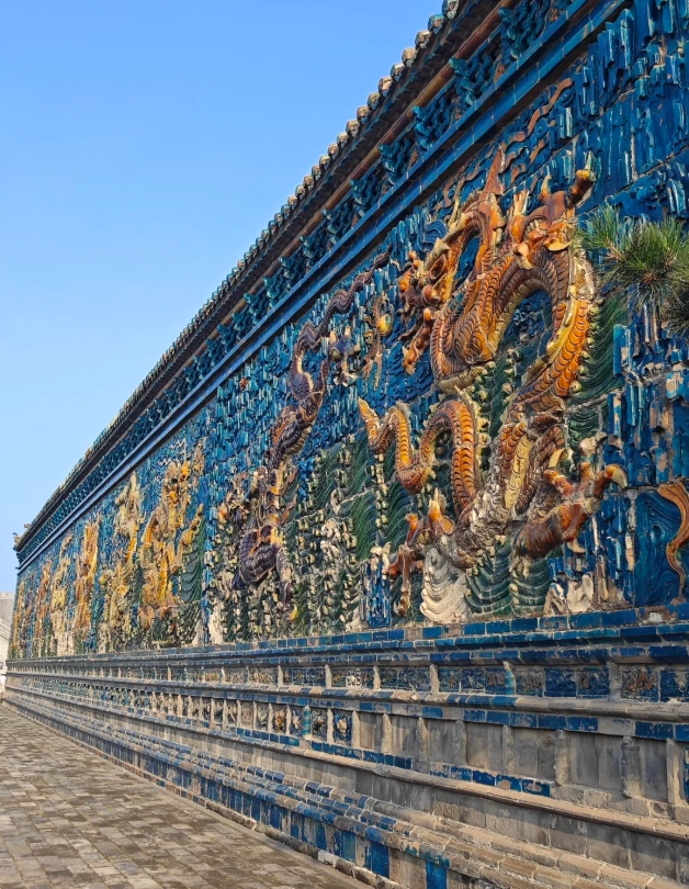 Photo of Datong Nine-Dragon Screen: Ming Dynasty glazed screen
