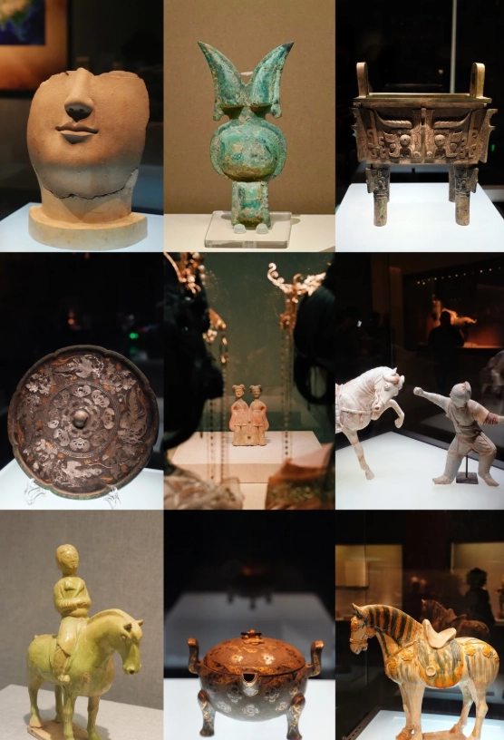 Luoyang Museum exhibits