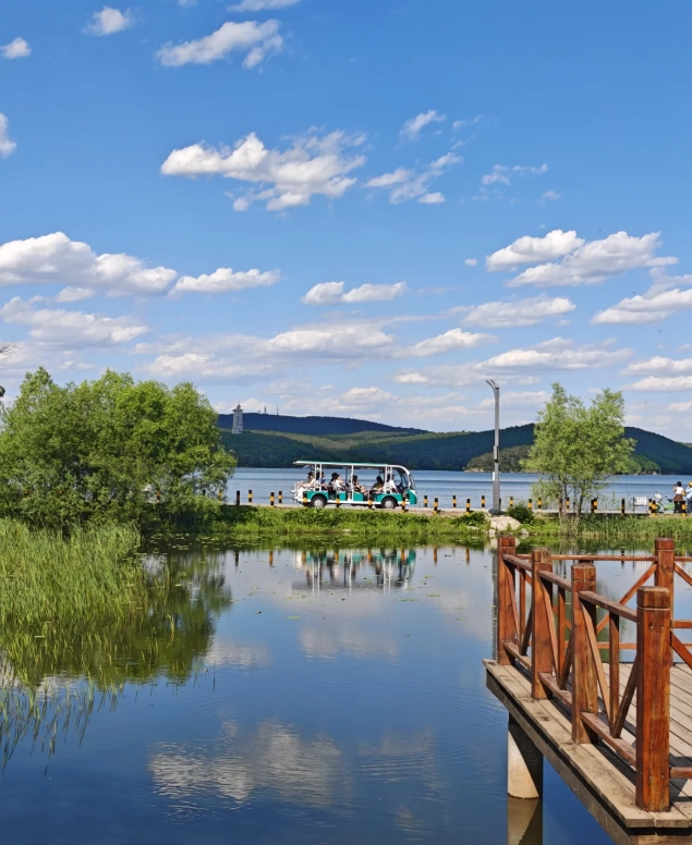 Travel photos of Changchun: Jingyuetan winter activities