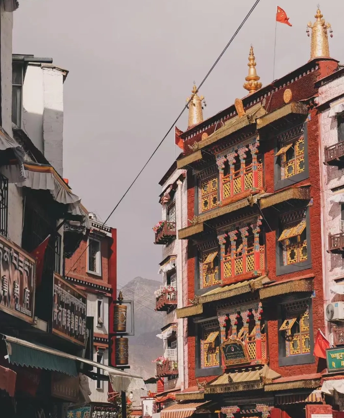 Photo of Barkhor Street: Barkhor Street walking route