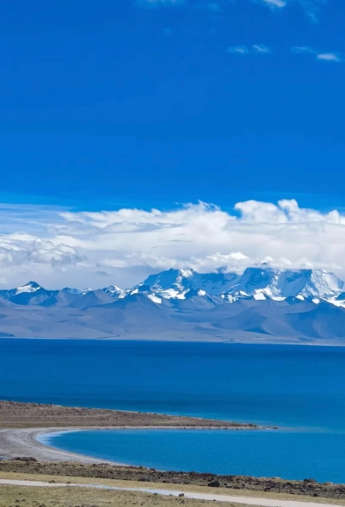 Photo of Namtso Lake: Namtso Lake from Lhasa