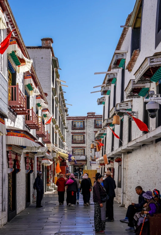 Barkhor Street Lhasa Barkhor Street Lhasa