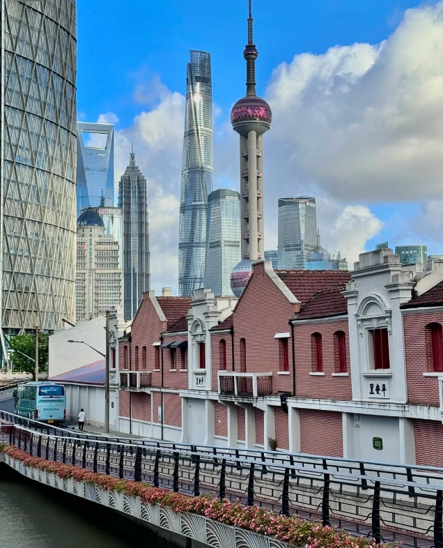 Shanghai architecture map