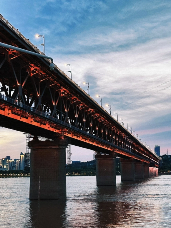 Wuhan Yangtze River Bridge foreign tourists