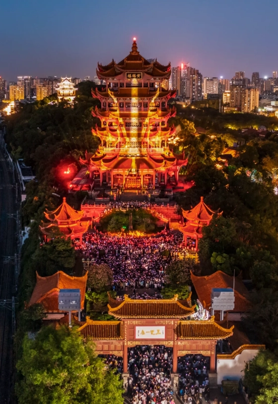 Wuhan bridge and tower itinerary Wuhan bridge and tower itinerary
