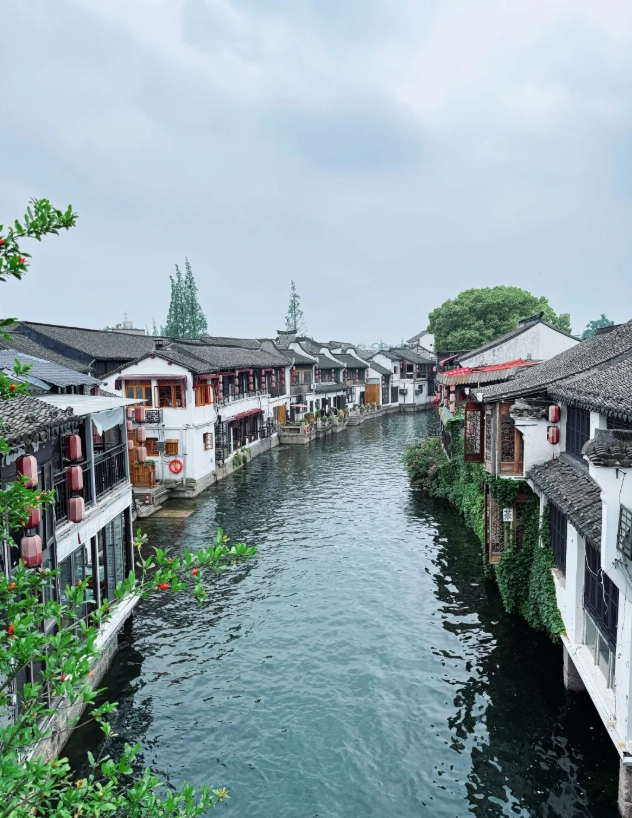 Zhujiajiao water town sunset