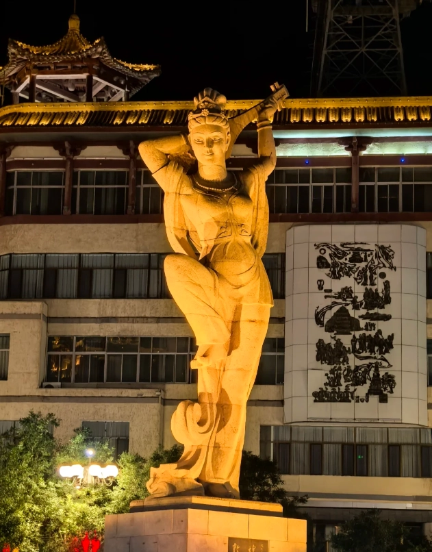 Dunhuang night market Dunhuang night market