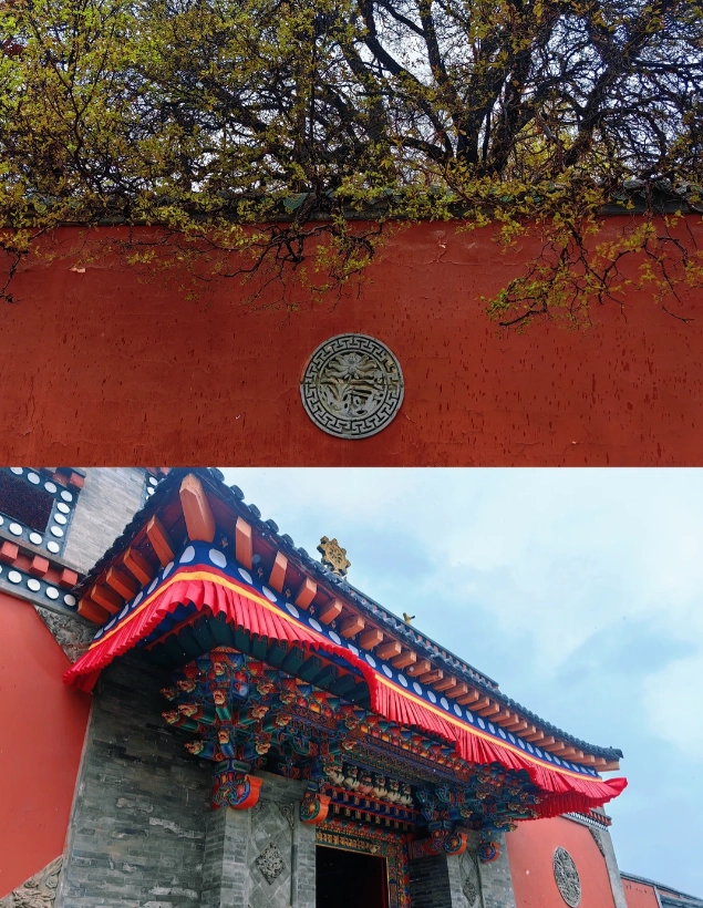 Kumbum Monastery from Xining Kumbum Monastery from Xining