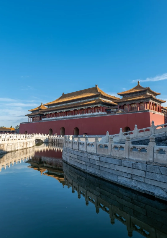 Temple of Heaven to Forbidden City route Temple of Heaven to Forbidden City route