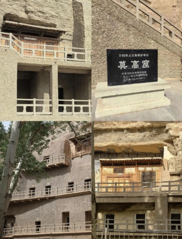 visiting Mogao Caves from abroad visiting Mogao Caves from abroad