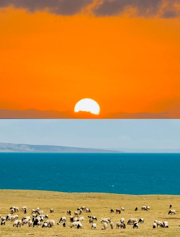 Qinghai Lake morning views