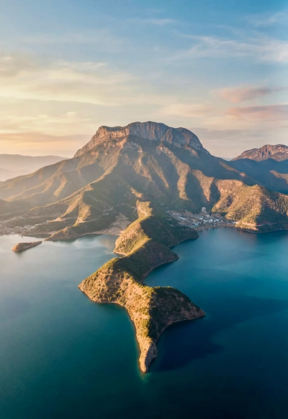 Lugu Lake accommodation map Lugu Lake accommodation map