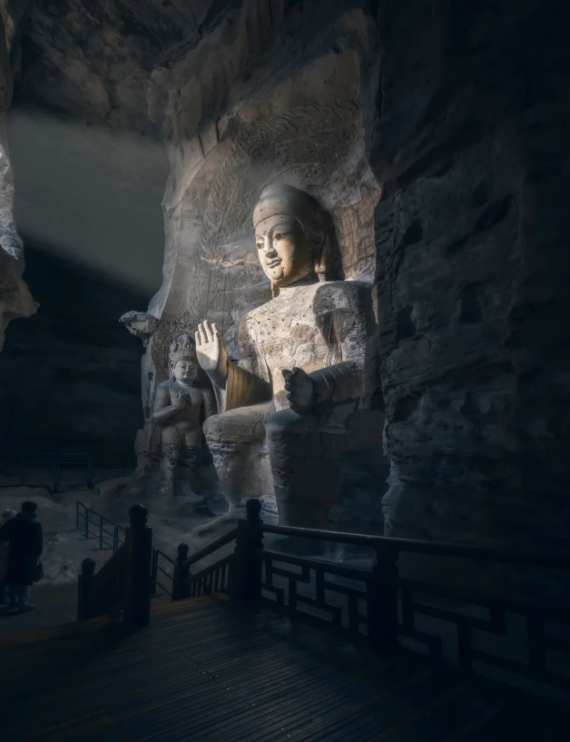 Yungang Grottoes from Datong Yungang Grottoes from Datong