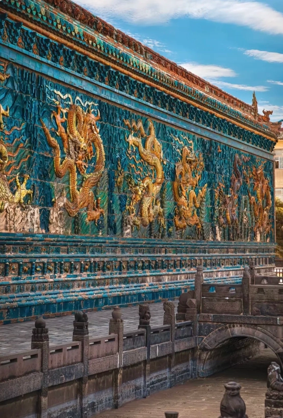 Datong Nine-Dragon Screen photography Datong Nine-Dragon Screen photography