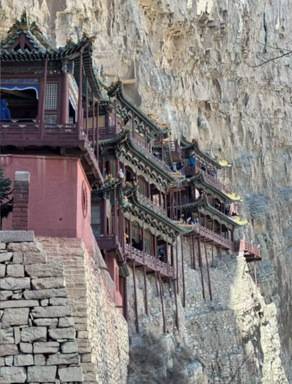 Hanging Temple location Hanging Temple location