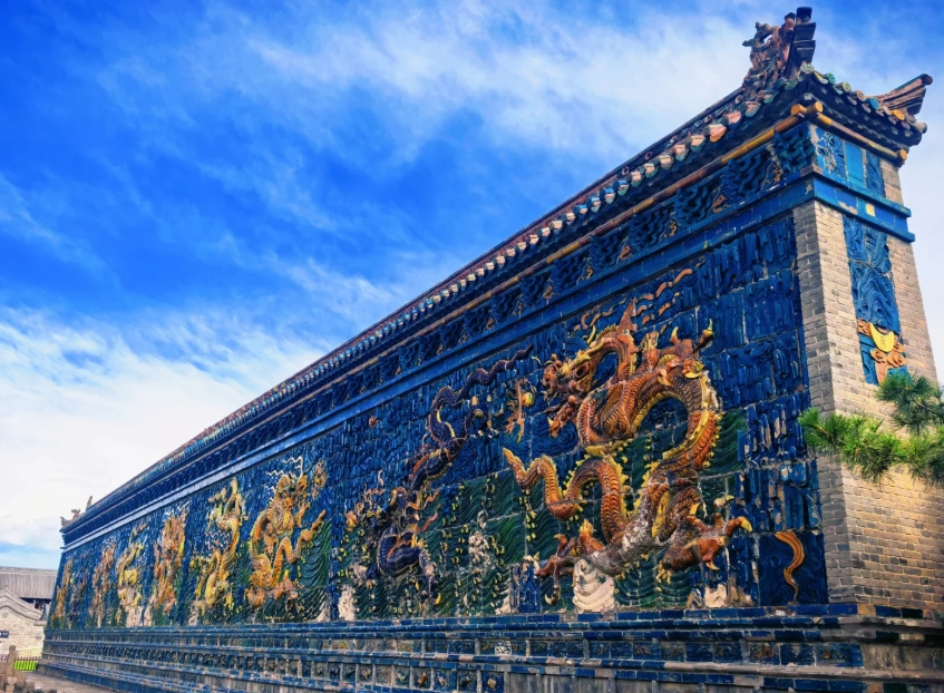 Nine-Dragon Screen Datong sunlight Nine-Dragon Screen Datong sunlight