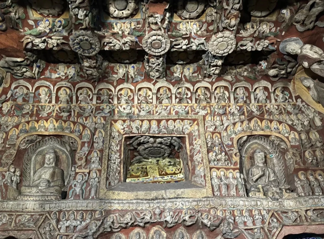 Yungang Grottoes from Datong Yungang Grottoes from Datong