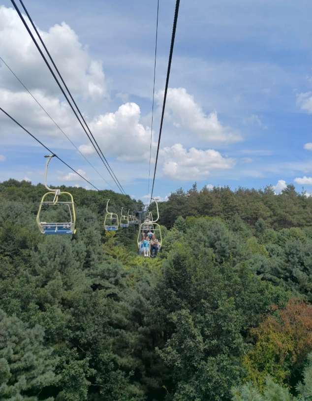 Jingyuetan Forest Park cable car Jingyuetan Forest Park cable car