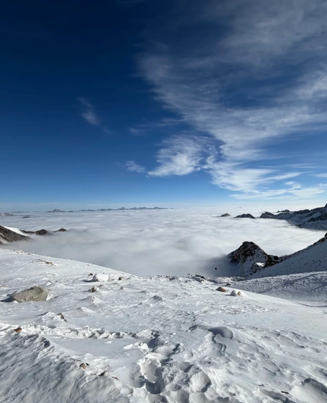 Dagu Glacier from Chengdu Dagu Glacier from Chengdu