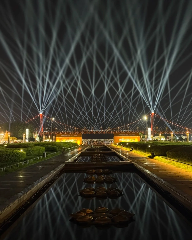 Xinghai Square light show Xinghai Square light show