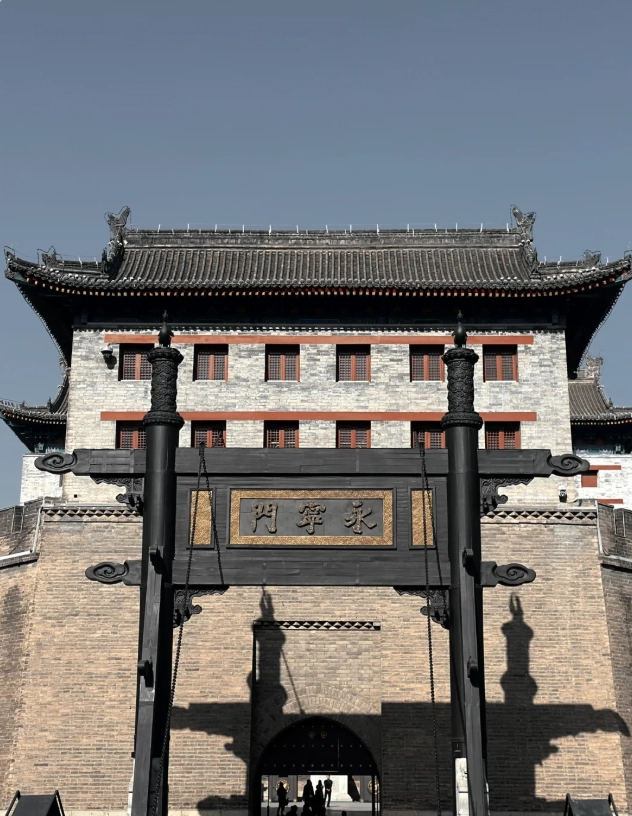 Xi'an City Wall walking route Xi'an City Wall walking route