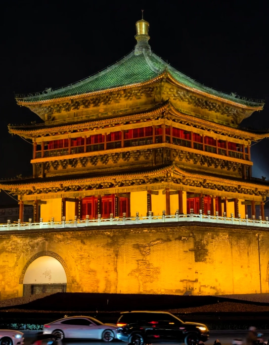 Bell Tower night view Xi'an Bell Tower night view Xi'an