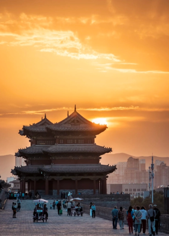 Datong wall walk experience Datong wall walk experience