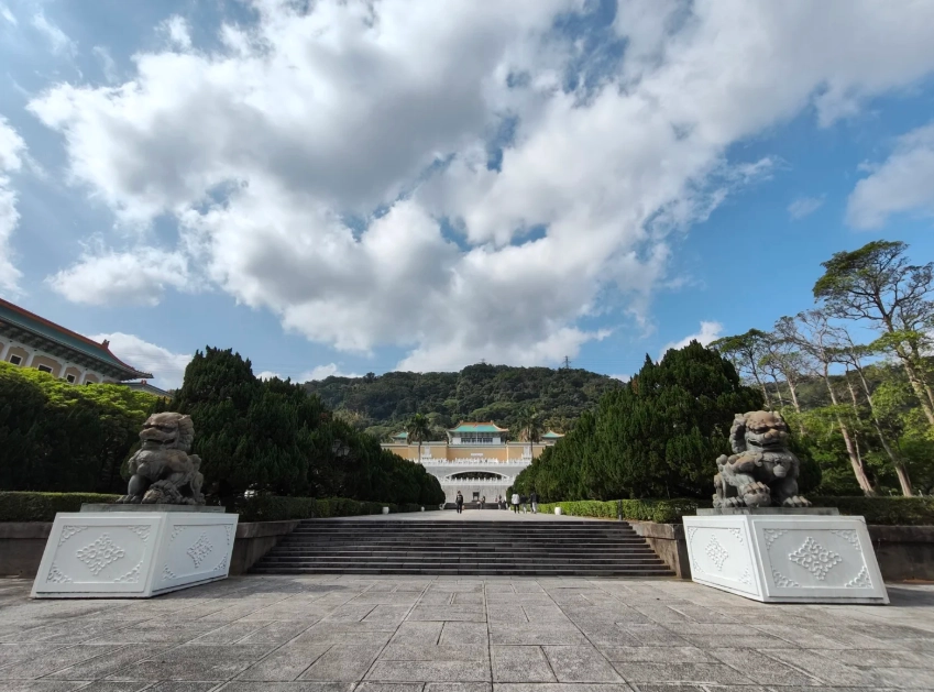 Taipei 101 from National Palace Museum