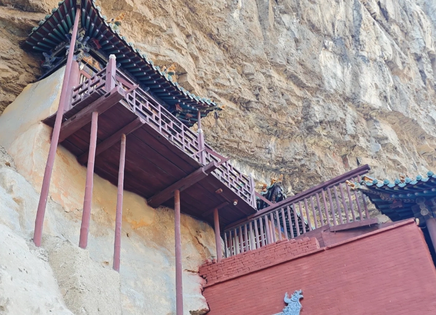 hanging temple from datong hanging temple from datong