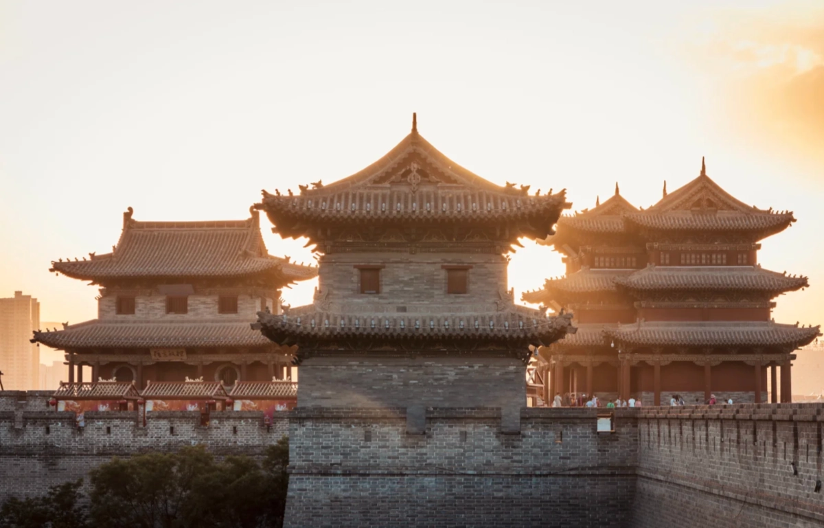 Datong Ancient City night photography