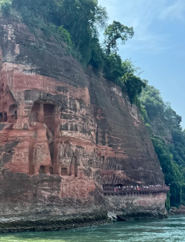Leshan Giant Buddha stairs Leshan Giant Buddha stairs