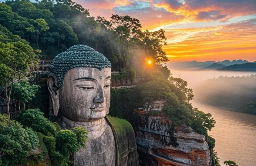 Leshan must-visit places: Avoid crowds at the Giant Buddha