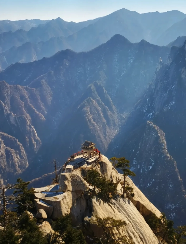 ancient plank road Huashan ancient plank road Huashan