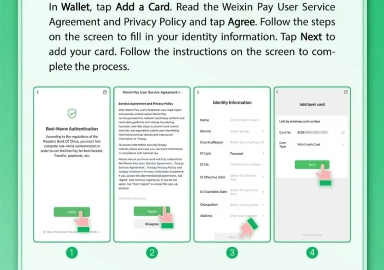 wechat pay international card setup wechat pay international card setup