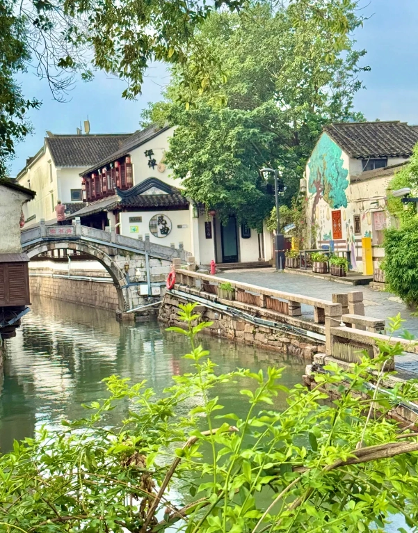 Suzhou water town walk