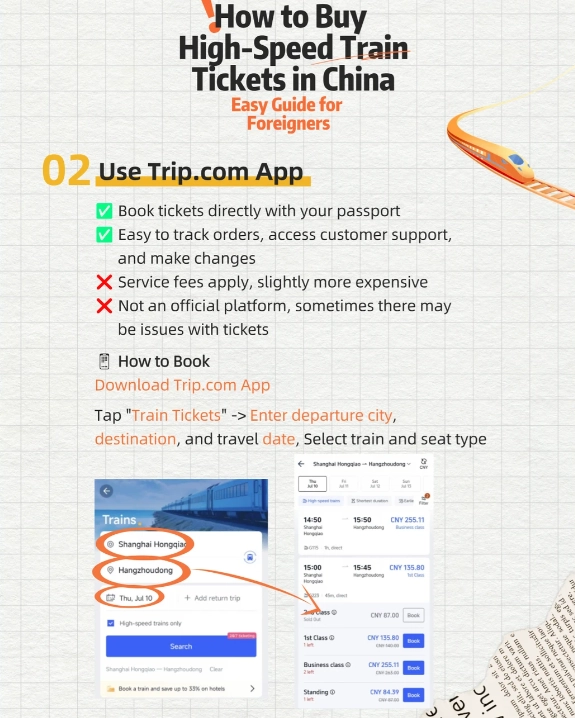 trip.com china train tickets