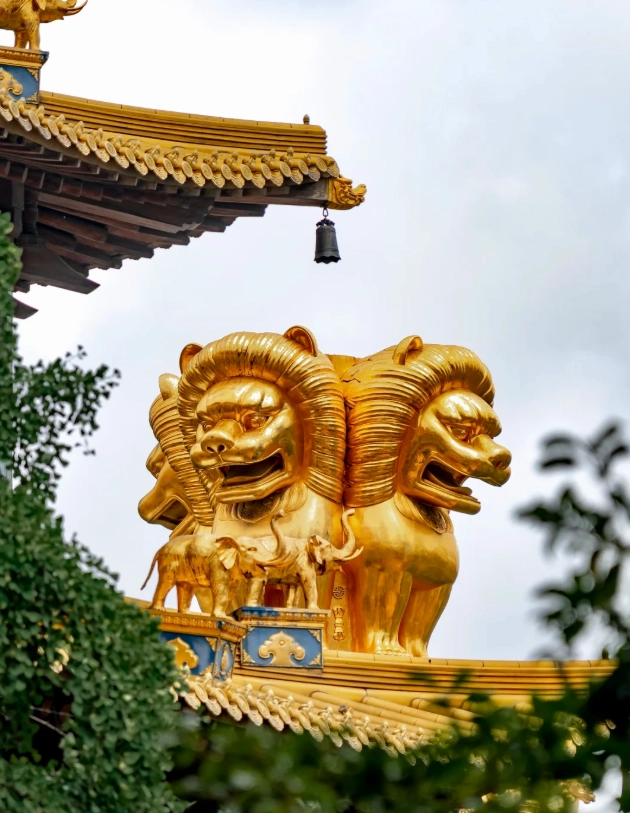 Jing'an Temple architecture photography Jing'an Temple architecture photography