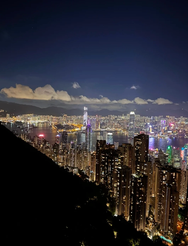 victoria peak night view victoria peak night view