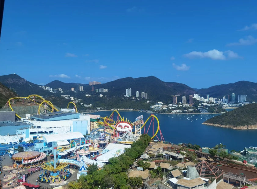 Ocean Park attractions map Ocean Park attractions map