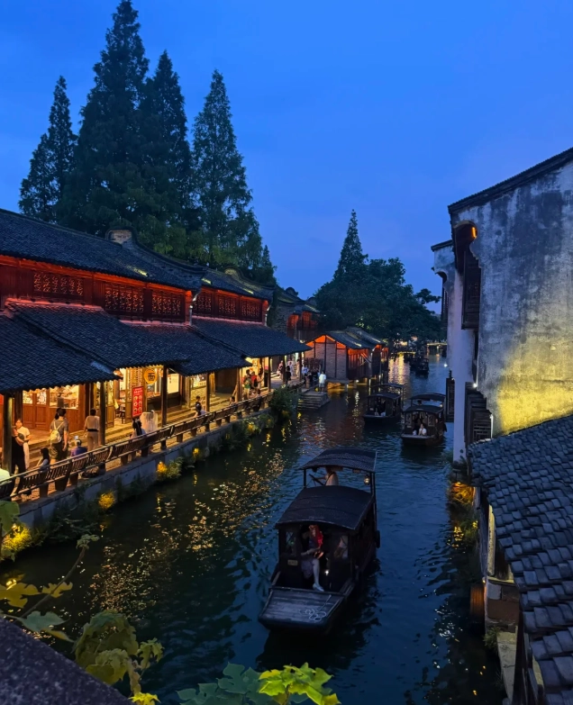 Wuzhen Water Town Night View: Magic After Dark in China's Venice