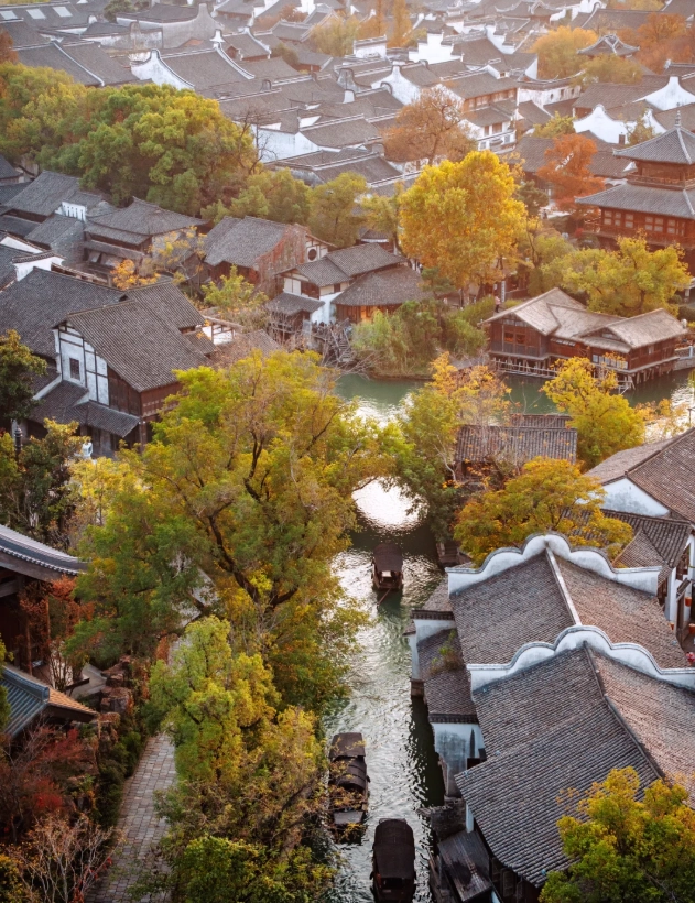 Jiaxing water towns summer Jiaxing water towns summer