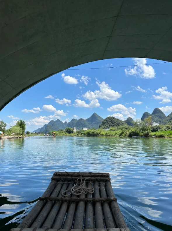 bamboo raft Guilin
