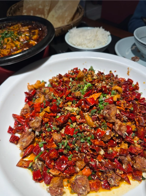 spicy chicken dish spicy chicken dish