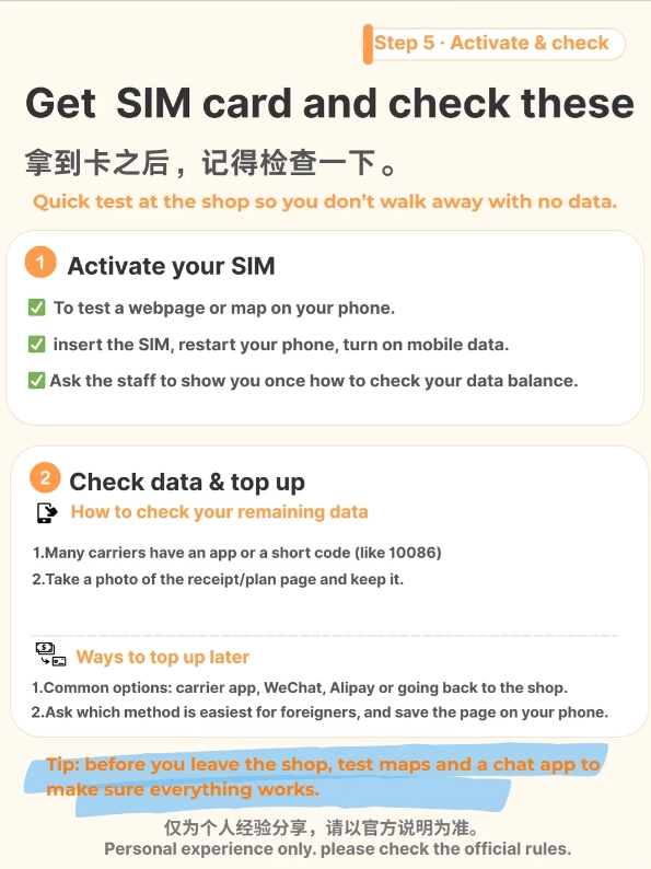 tourist SIM card China tourist SIM card China
